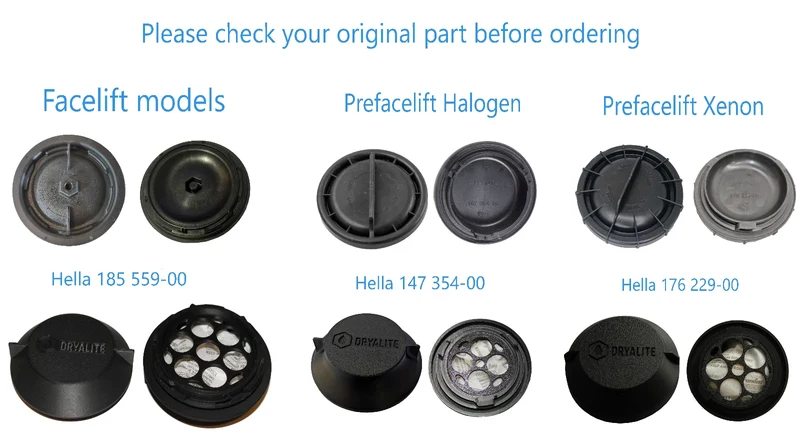 Compare Insignia original caps: 185 559 00 facelift, 147 354 00 pre-facelift Halogen, or 176 229 00 pre-facelift Xenon.